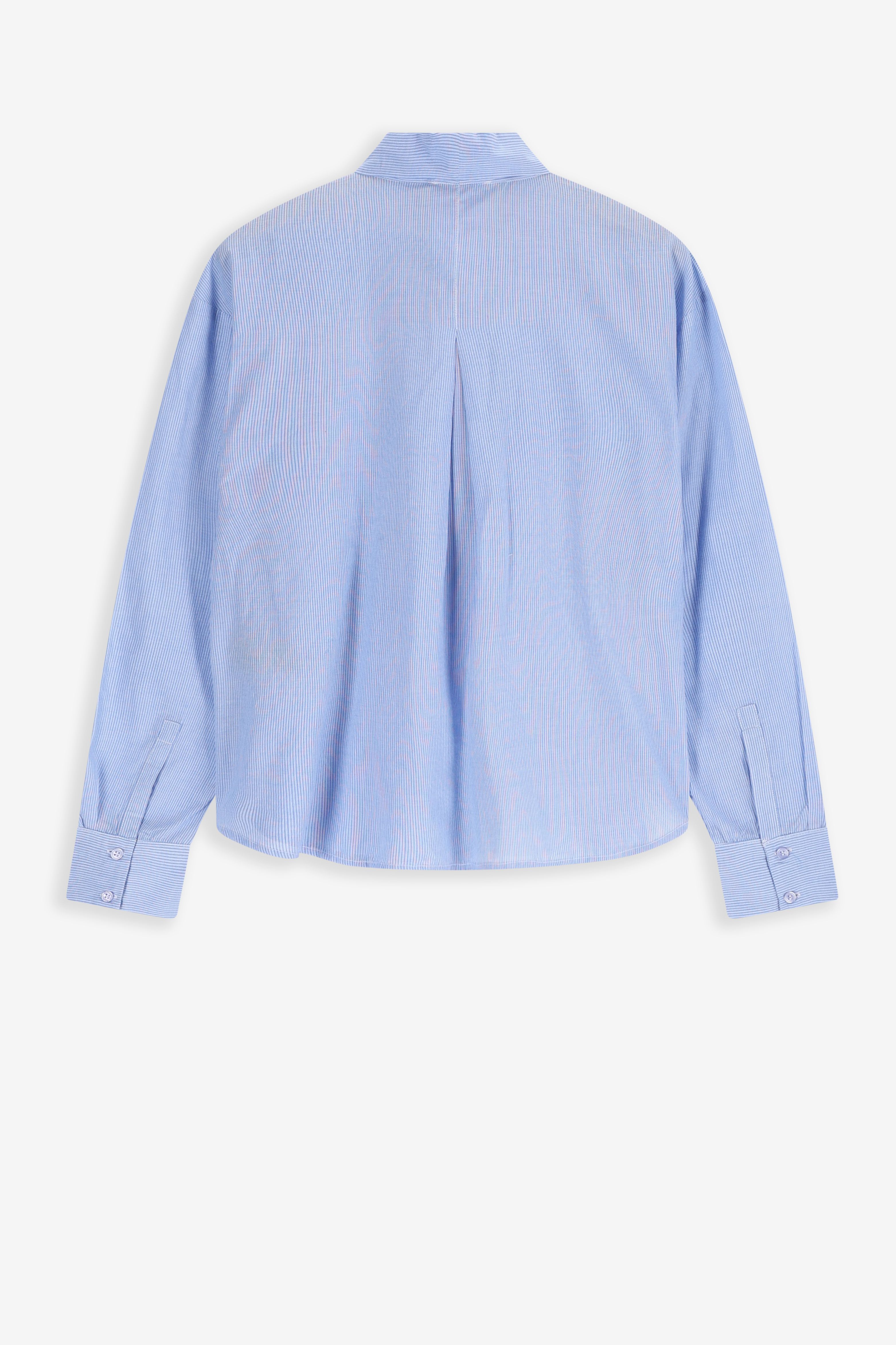 Hellblaue bluse mit schleife Clearance